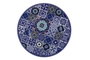 Hermia Vajilla de Porcelana de 24 Piezas en Azul Marino y Turquesa